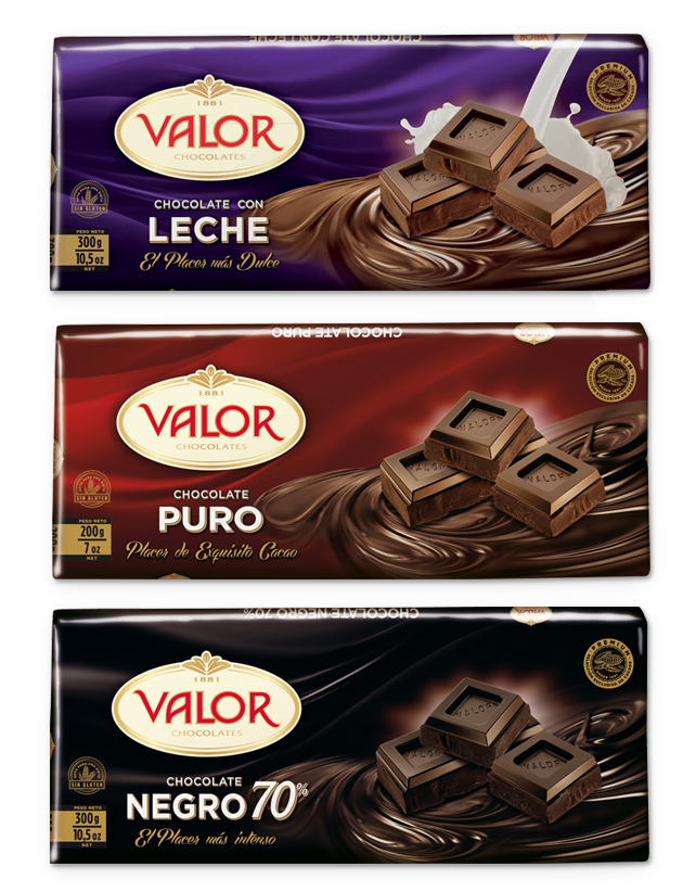 CHOCOLATE VALOR PURO. 200 GR